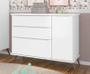 Imagem de Cômoda Mariana Retro 3 Gavetas 1 Porta Branco - FbABY