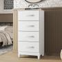 Imagem de Cômoda Mobi 4 Gavetas Flex Branco Fosco - Móveis Albatroz