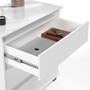 Imagem de Cômoda Para Quarto 3 Gavetas 68cm Ej Branco - Ej Móveis