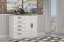 Imagem de Cômoda para Quarto com Sapateira 5 Gavetas - Seul-Branco - Móveis Novo Horizonte