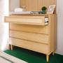 Imagem de Cômoda para Quarto de Bebê MDF com telinha 4 gavetas Linha Paglia Quater