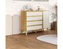 Imagem de Cômoda Retro Théo Moveis Peroba 04 gavetas 01 porta MDF