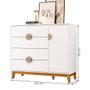 Imagem de Cômoda Sapateira Ipe Quarto com 4 Gavetas e 1 Porta