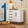 Imagem de Cômoda Sapateira Q Encanto Retro Branco - Qmovi