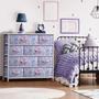Imagem de Cômoda Sorbus com 8 Gavetas para Quarto Infantil - Cor Roxa