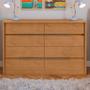 Imagem de Cômoda Urban Estrutura Mdf Com 8 Gavetas Móveis Lopas