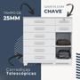 Imagem de Cômoda Vitória 1 Porta 8 Gavetas com Chave Benetil Branco