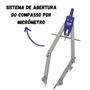 Imagem de Compasso técnico articulado com suporte lapiseira - cis 303