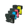 Imagem de Compatível Cartucho PK para Brother LC-61 LC-61  MFC-250C DCP-6690CW MFC-5490CN - Combo 4 cores