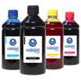 Imagem de Compatível: Kit 4 Tintas para Brother BT6001  BT5001  T300 CMYK 500ml Corante