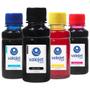 Imagem de Compatível: Kit 4 Tintas para Cartucho Brother LC509  LC505 CMYK 100ml Corante