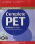 Imagem de Complete pet wb with answers and audio cd - CAMBRIDGE