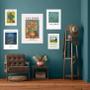 Imagem de Composição 5 Quadros Obras De Van Gogh - Com Vidro