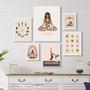 Imagem de Composição 6 Quadros Decorativos Yoga - com vidro