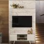 Imagem de Composiçao Painel Rack Piso Teto TV 65 244x154cm 7611 Calacata Off White MDT