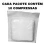 Imagem de Compressa De Gaze Para Limpeza de Pele Feridas Sangue Machucado Lesões 25 Pacotes C/10 Cada