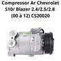 Imagem de Compressor Ar Chevrolet S10/ Blazer 2.4/2.5/2.8 (00 à 12)