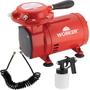 Imagem de Compressor Ar Direto Com Kit Pintura Bivolt 127/220v Worker