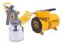 Imagem de Compressor Ar Direto Tufão + Kit Bivolt 50psi Cd1251bk Tekna