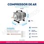 Imagem de Compressor ar turbina aerador oxigenador lago Boyu ACQ-001