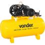 Imagem de Compressor de ar 10 pcm 2HP 100 lbf/pol² 100 litros trifásico 127/220V profissional vdse10/100T - Vonder
