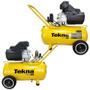Imagem de Compressor de Ar 2,5HP 8 Pés 43 Litros Lubrificado com Kit Multiuso 6 Peças 127V CP8550T TEKNA