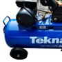 Imagem de Compressor de Ar 3 HP 100L 15 Pés 2 Pistões com Rodas CP150100P TEKNA