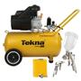 Imagem de Compressor de Ar 8 pés 43L 2,5HP 220V CP8550T-2CK3 com Kit Acessórios de Pintura TEKNA-4940553
