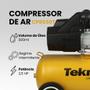 Imagem de Compressor de Ar 8 pés 43L 2,5HP 220V CP8550T-2CK3 com Kit Acessórios de Pintura TEKNA-4940553