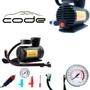 Compressor De Ar Automotivo 12v Mini Code Techone com Manometro Imagem de Compressor De Ar Automotivo 12v Mini Code Techone com Manometro