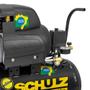 Imagem de Compressor de Ar de Pistão 2,0 HP 25 Litros 8,6 Pés Pratiko CSI 8,625 SCHULZ + Kit