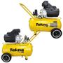 Imagem de Compressor de Ar Lubrificado 2,5HP 43L CP8550T-2C com Kit Multiuso 6 Pecas 110V Tekna