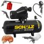 Imagem de Compressor de Ar Schulz Audaz MCSV 20/200 20PCM 200LT Kit Acessórios 220/380V