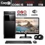 Imagem de Computador com Monitor 19.5" LED CorpC Intel Core i5 6GB HD 1TB Wifi