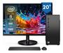 Computador Completo 2Eletro Top Intel Core i5, 16GB RAM, SSD 256GB, Bivolt, Monitor 20 - pinhaisgamer Imagem de Computador Completo 2Eletro Top Intel Core i5, 16GB RAM, SSD 256GB, Bivolt, Monitor 20
