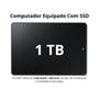 Imagem de Computador Completo Compacto Intel Core i7, 16GB de memória, SSD 1TB, Windows 10, Monitor LED 19.5"