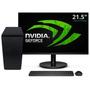 Imagem de Computador Completo Graphics Intel Core i7 16GB SSD 1TB Placa de vídeo Geforce Monitor LED 21.5"