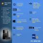 Imagem de Computador Core i3 16gb 512gb ssd kit teclado e mouse - PC Master