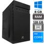 Imagem de Computador Core i3-2120, SSD 128GB, Memória 8GB, Gab. MT-32BK, Windows 10