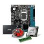 Imagem de Computador Cpu Core i3 6ª ger 6100 16gb ddr4 1tb ssd sata kit teclado e mouse - PC Master