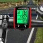 Imagem de Computador de Bicicleta LCD à Prova d'Água com Fio - Odômetro, Velocímetro e Retroiluminação