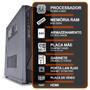 Imagem de Computador Desktop Amd Ryzen 5 5500 3.6Ghz, 8Gb Ddr4, Ssd