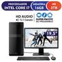 Imagem de Computador EasyPC Standard Intel Core i7 16GB HD 3TB HDMI Monitor LED 19.5  