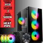 Imagem de Computador Gamer completo 2Eletro RGB, Intel Core i5, 16GB RAM, SSD 512GB, Fonte 500W, Monitor 20" 75Hz, Kit Gamer completo - PG2E-1011RG