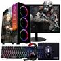 Imagem de Computador Gamer Completo  Core i5 SSD 480GB 16GB Teclado Mouse e Headset Gamer Monitor 20