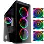 Imagem de Computador Gamer Completo RGB Intel Core i7 8GB SSD 480GB Kit Gamer com Headset Monitor 20" Windows 10 3green Premium