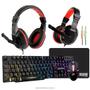 Imagem de Computador Gamer Completo TOB Intel Core i5 SSD 240GB 16GB Teclado Mouse Mouse Pad e Headset Gamer Monitor 19" Windows 10 Pro Trial