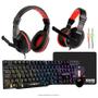 Imagem de Computador Gamer Completo TOB Intel Core i7 SSD 240GB 8GB Teclado Mouse Mouse Pad e Headset Gamer Monitor 19" Windows 10 Pro Trial