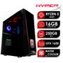Imagem de Computador Gamer HyperX AMD Ryzen 5 3600X 16GB SSD 250GB M.2 GTX 1650 4GB Windows 10