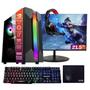 Imagem de Computador PC Gamer Completo TOB Core i7 SSD 480GB 16GB VGA GT730 4GB Windows 10 Pro Trial + Teclado/Mouse + Mouse Pad + Headset + Monitor 21.5